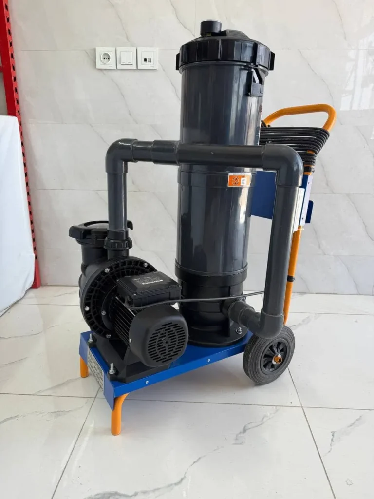 جارو استخری فیلتر‌دار 60 هزار لیتری